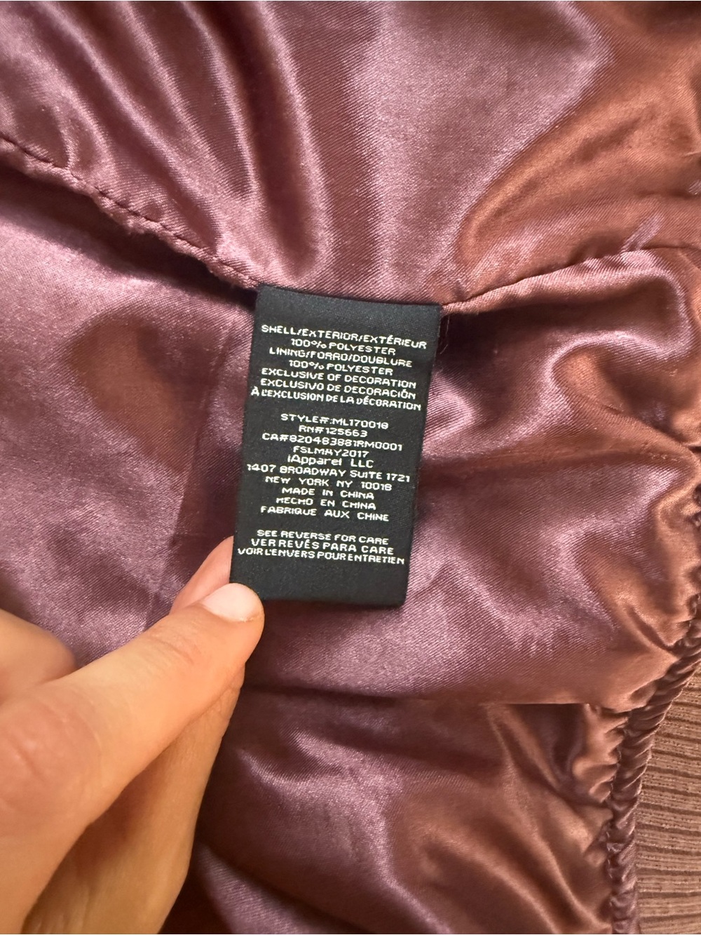 Members Only Purple(ish) Bomber Jacket - Picture 7 of 8